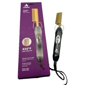 Andis - High-Heat Ceramic Press Comb (450°F) - 20 Heat Settings & Swivel Cord